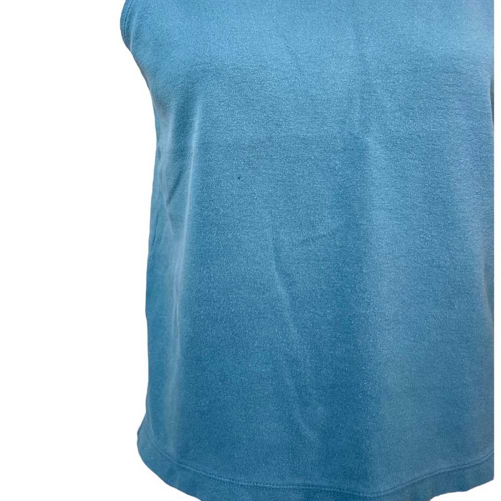 Vintage 90’s Patagonia Cotton Tank Top Blue M - image 5