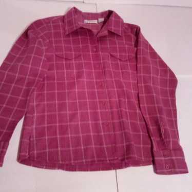 Dressbarn rose long sleeve blouse sz M - image 1