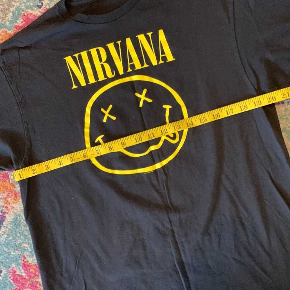 NIRVANA Album Black Short Sleeve T-Shirt M - image 4