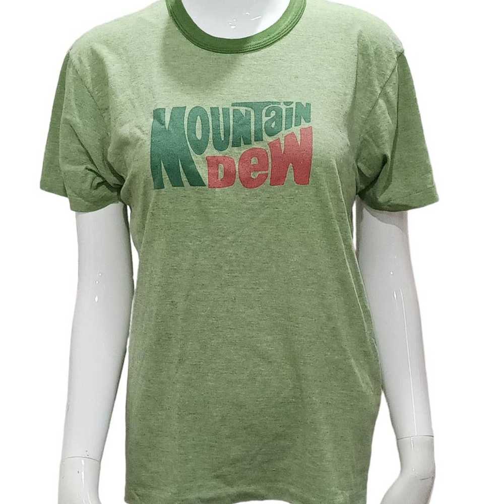 Vintage MOUNTAIN DEW T-Shirt Size MEDIUM - image 1