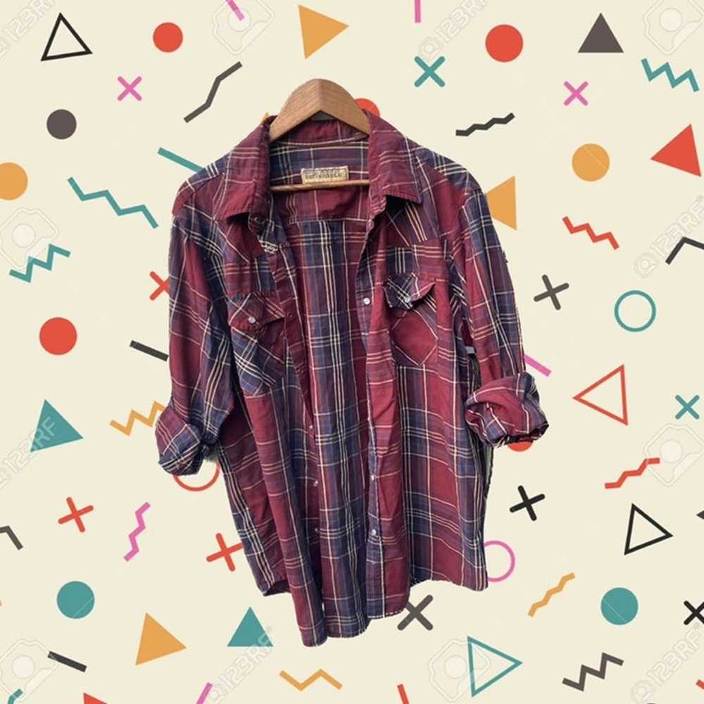 Vintage 90s Grunge flannel - image 1