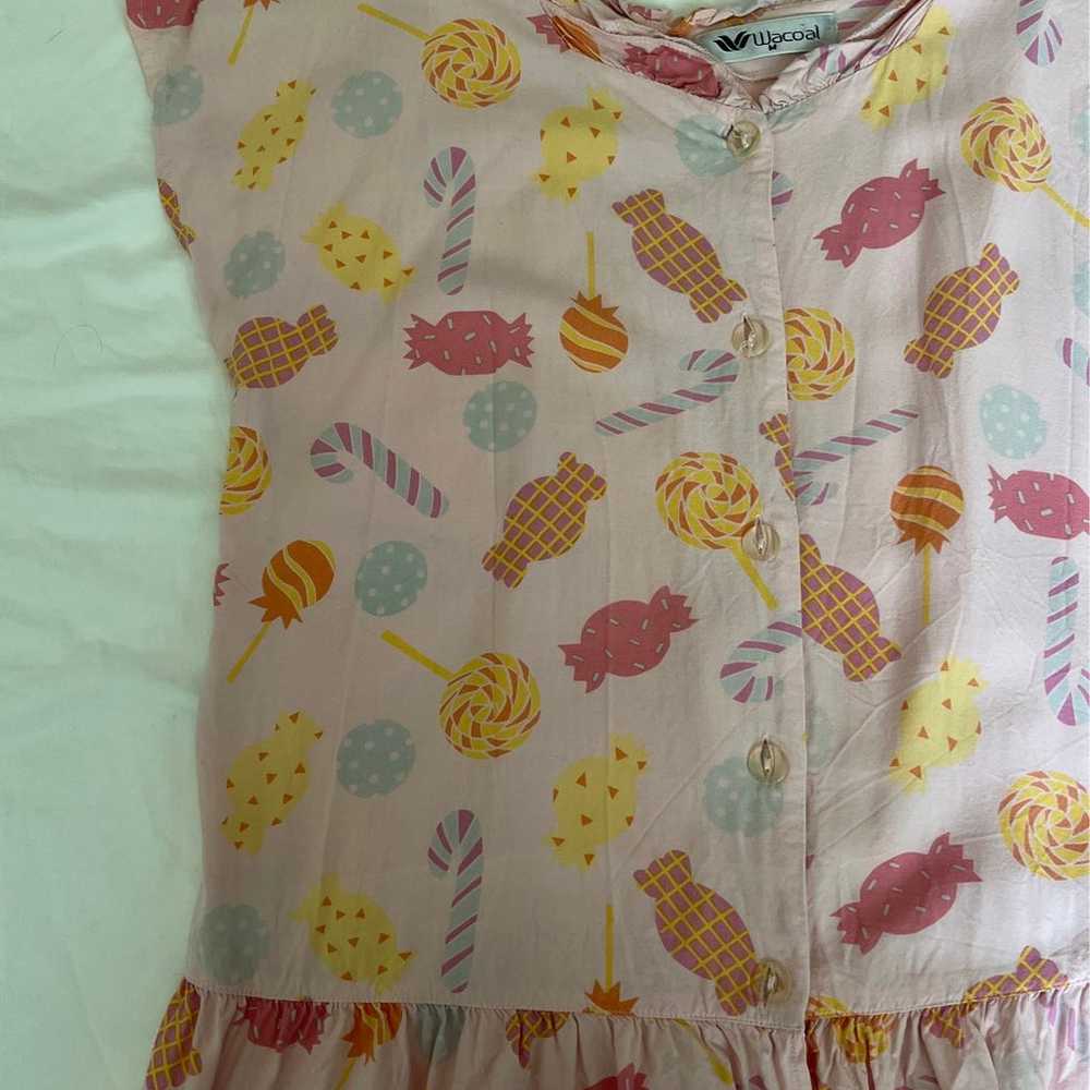 Vintags 80s Candy Print Top - image 3