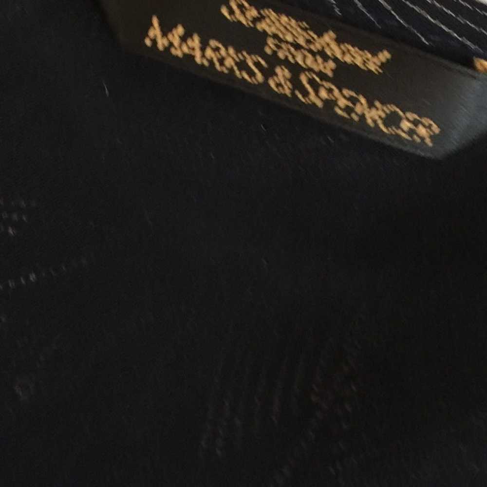 Vintage Marks & Spencer Black/Gold Top 8 - image 6