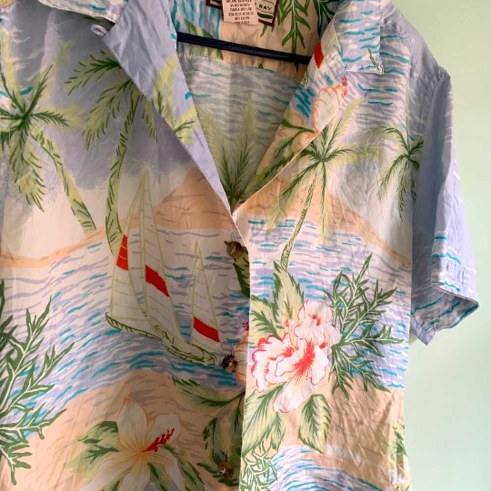 Vintage Retro Hawaiian 100% Silk Shirt - image 2