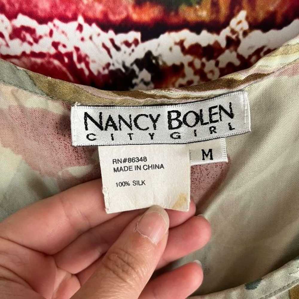 Vintage Nancy Bolen City Girl Beaded Silk Tank To… - image 3