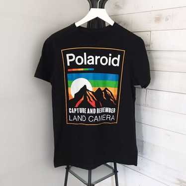 Polaroid Nostalgic Black T-Shirt Medium
