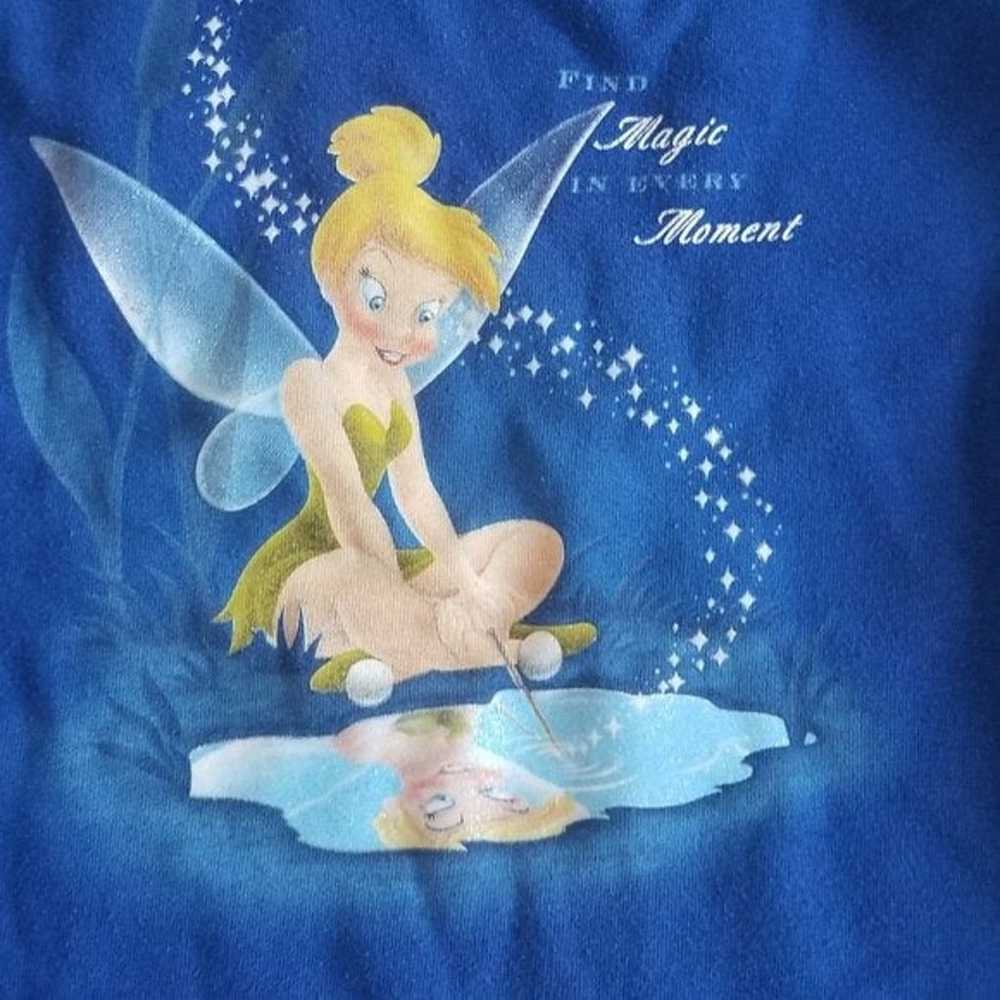 Vintage Disney Pullover Sweatshirt w/ Tinkerbell … - image 1