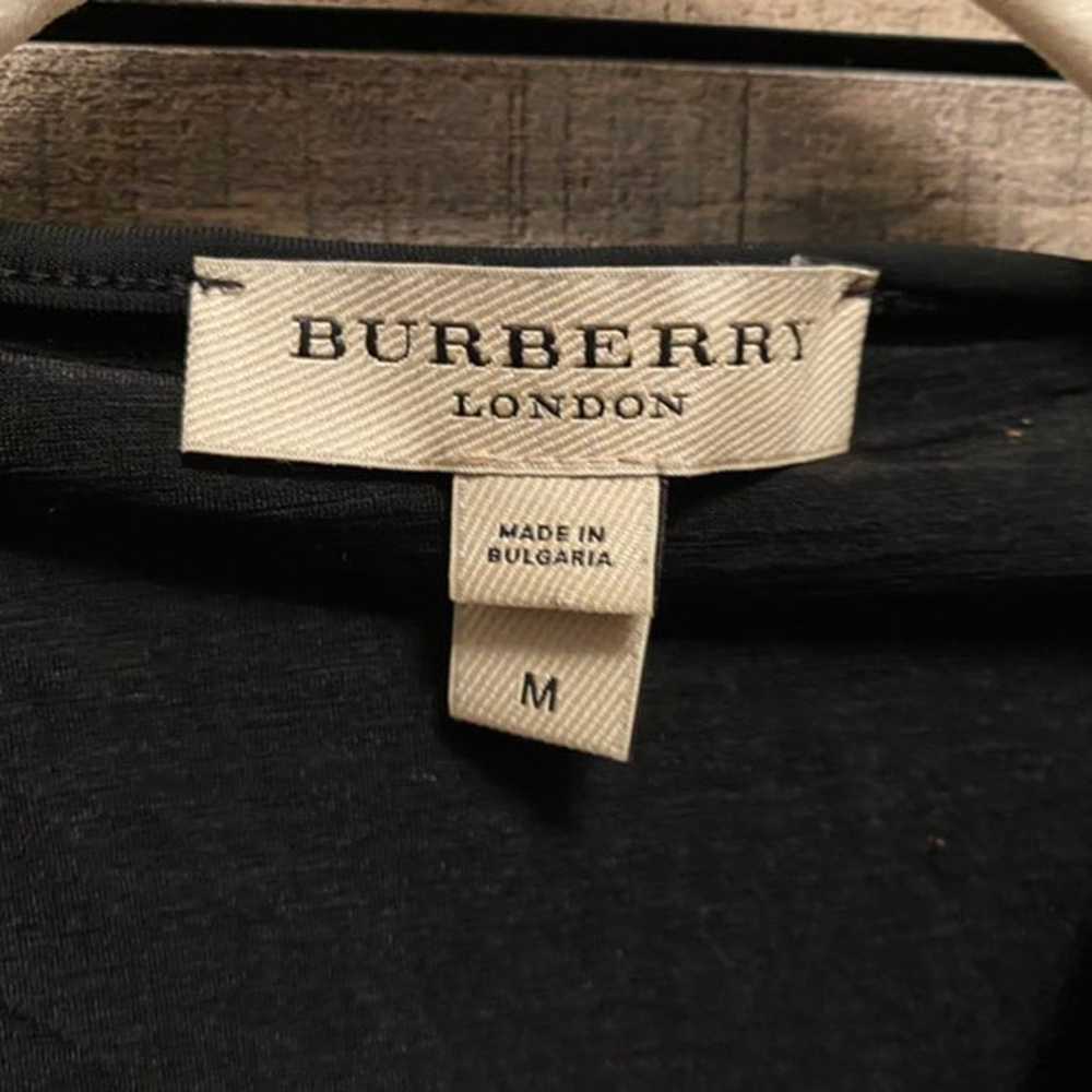 Burberry Black Ruched Blouse - image 3