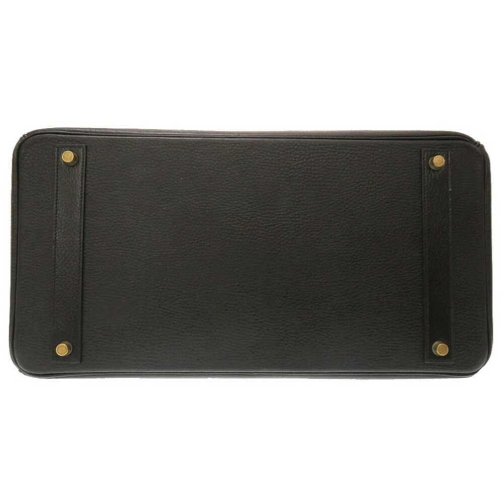 Hermès Birkin Bag 40 Leather in Black - image 3
