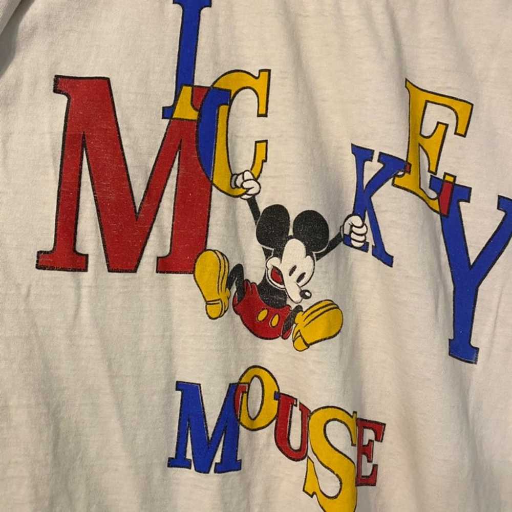 VINTAGE MICKEY MOUSE T SHIRT! - image 1