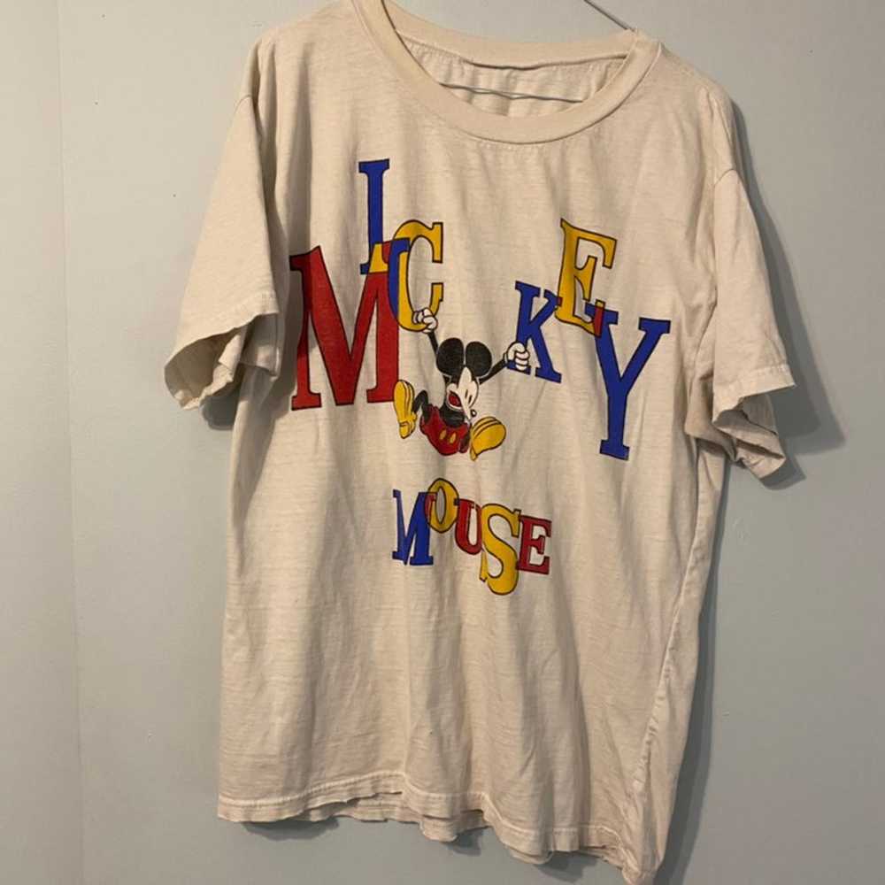VINTAGE MICKEY MOUSE T SHIRT! - image 2