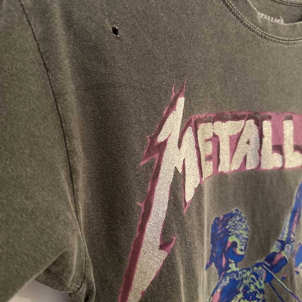 Vintage Metallica justice for all T-shirt. S/M - image 3