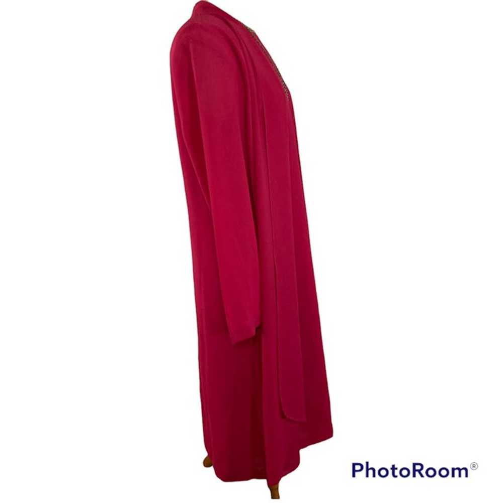 Vintage Hot Pink Cape Dress - image 4