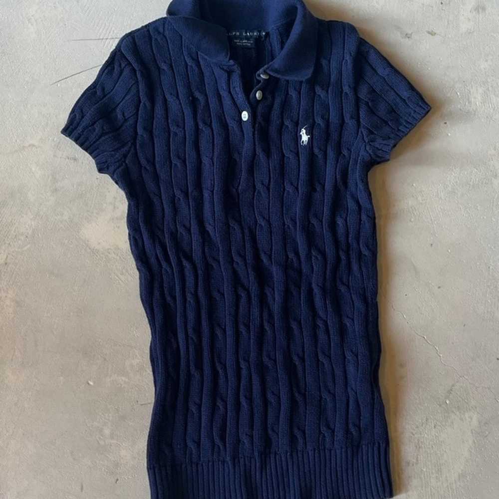 Vintage Ralph Lauren Collar Knit Shirt - image 1