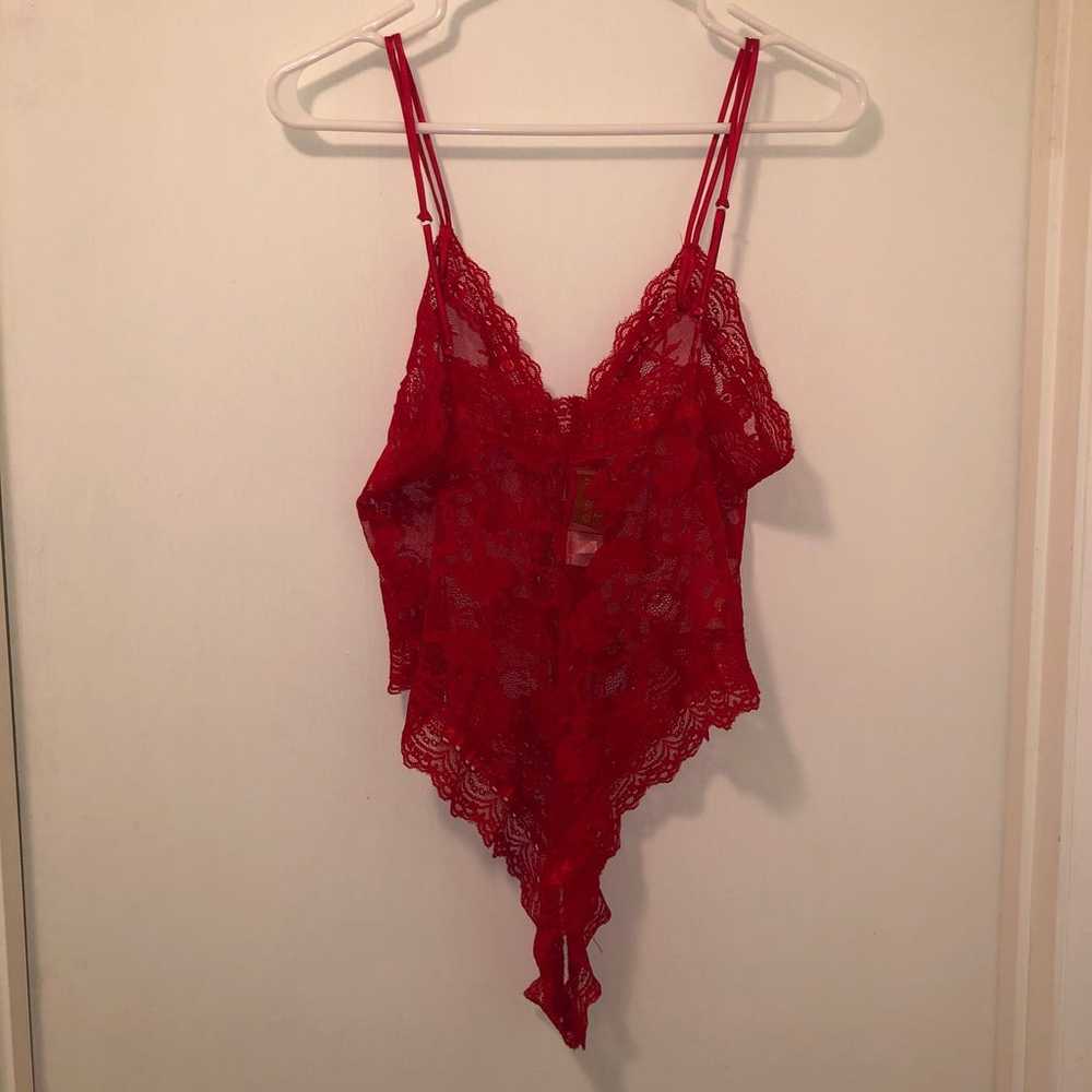 vintage victorias secret lingerie bodysuit - image 2