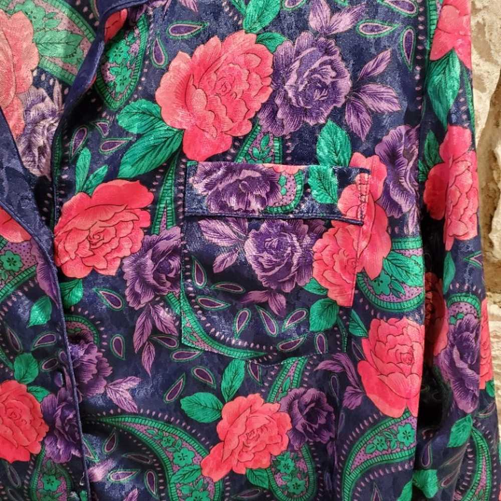 Vintage Blouse Floral Dress - image 3