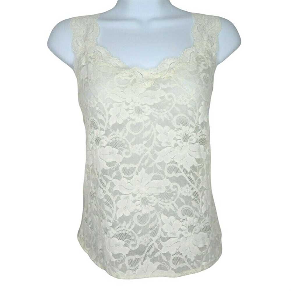 Vintage Victoria's Secret Ivory Lace Cami Top M P… - image 7