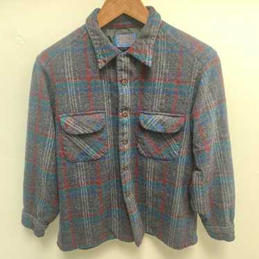 VTG Made in USA Pendleton Wool Flannel.