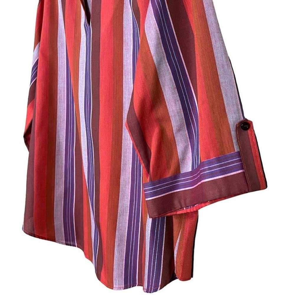 Lady Caribou Vintage 70s 80s Multi Color Striped … - image 4