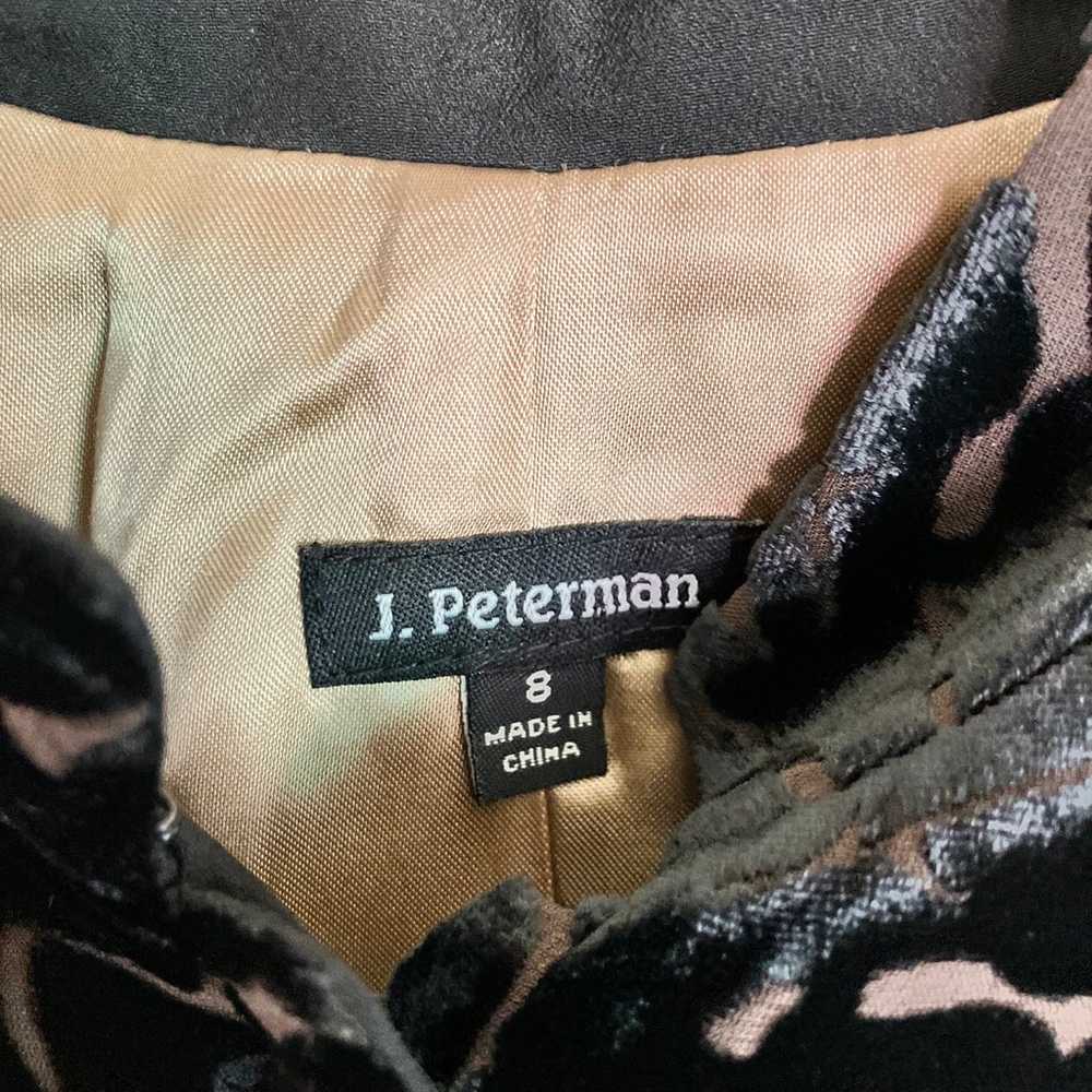 The J. Peterman Company silk blend velvet jacket … - image 10