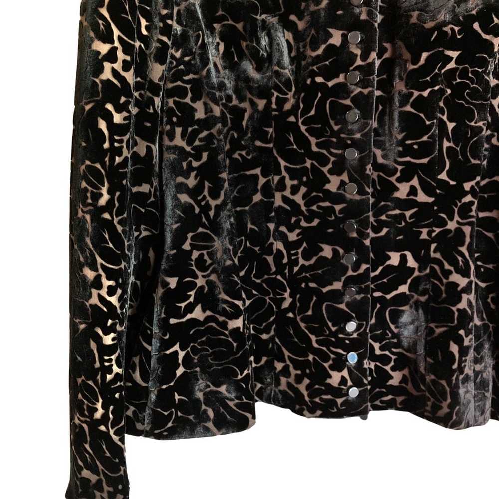 The J. Peterman Company silk blend velvet jacket … - image 3