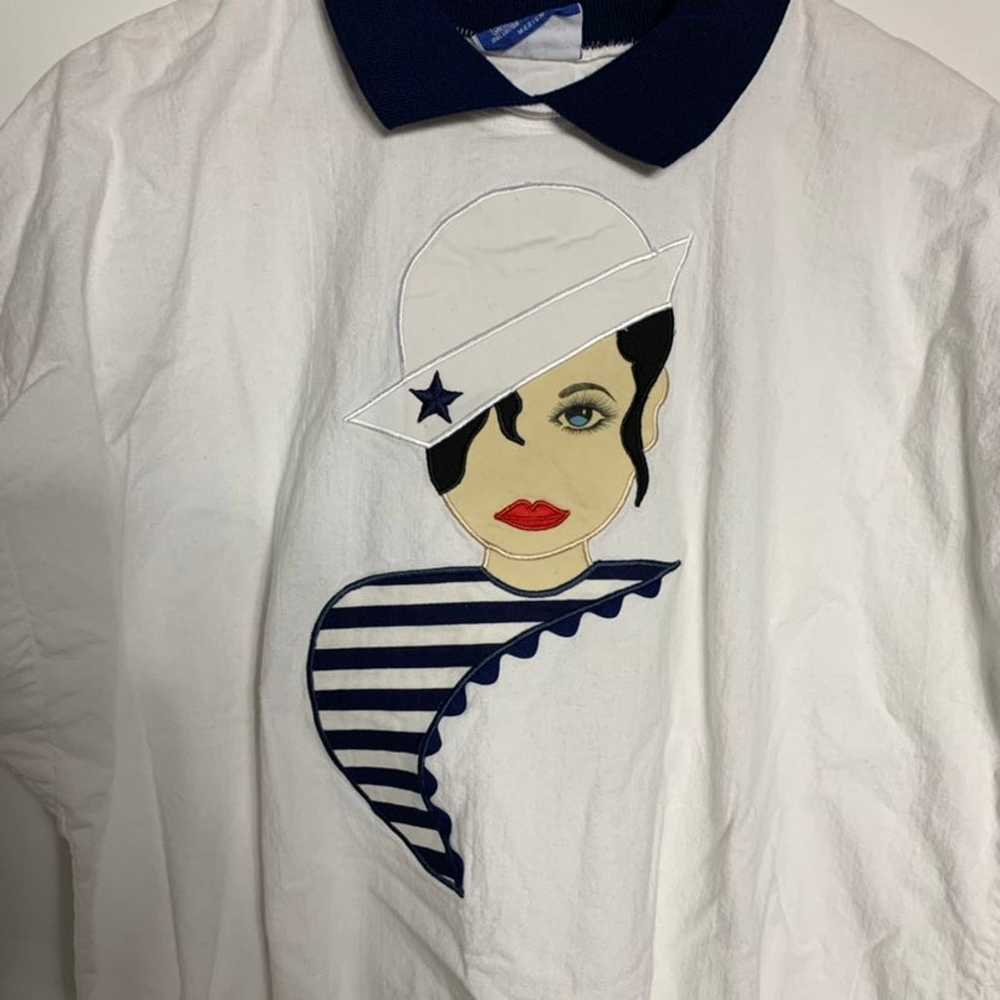 Vintage Sailor Girl Shirt - image 2