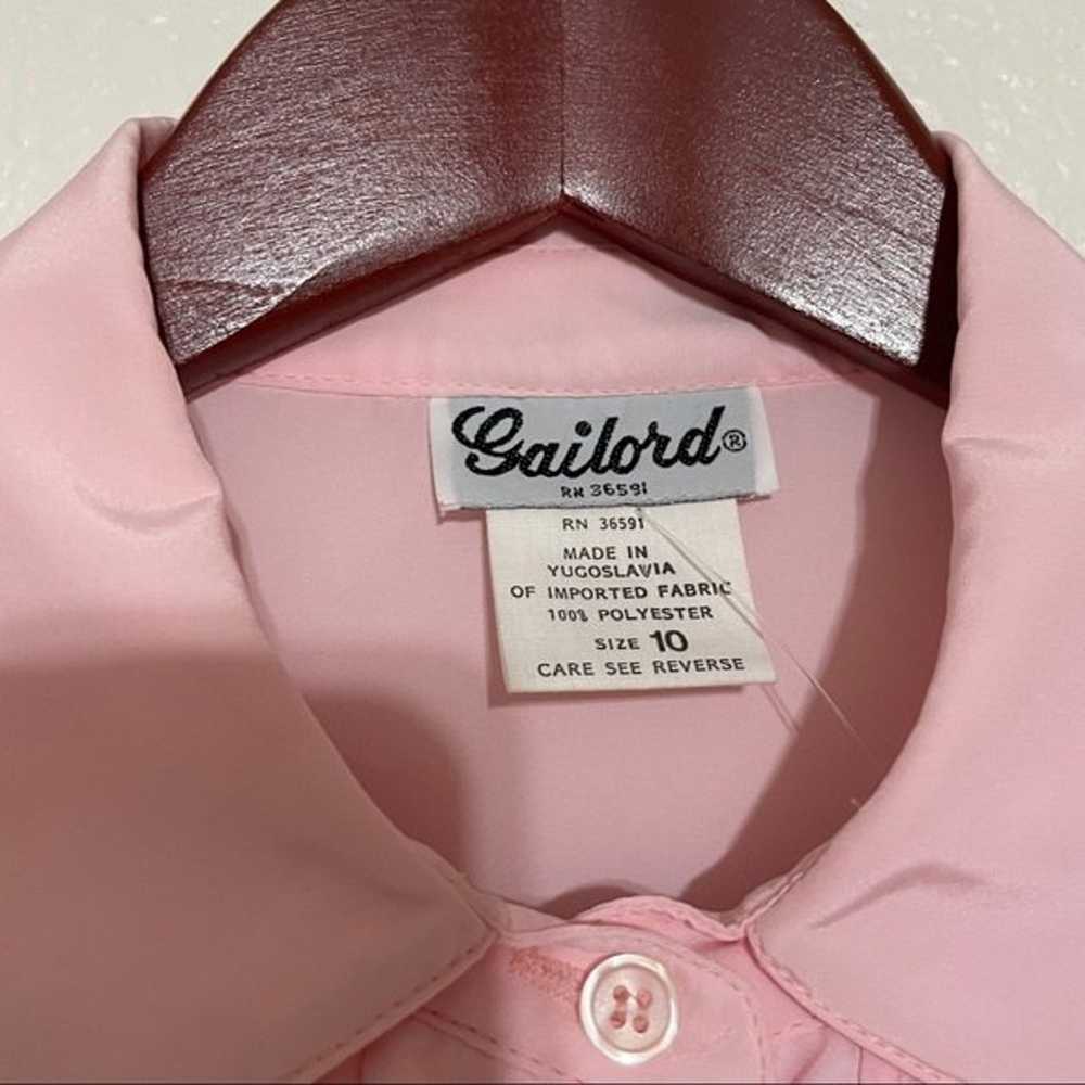 Gailord || Vintage Pink Blouse - image 4
