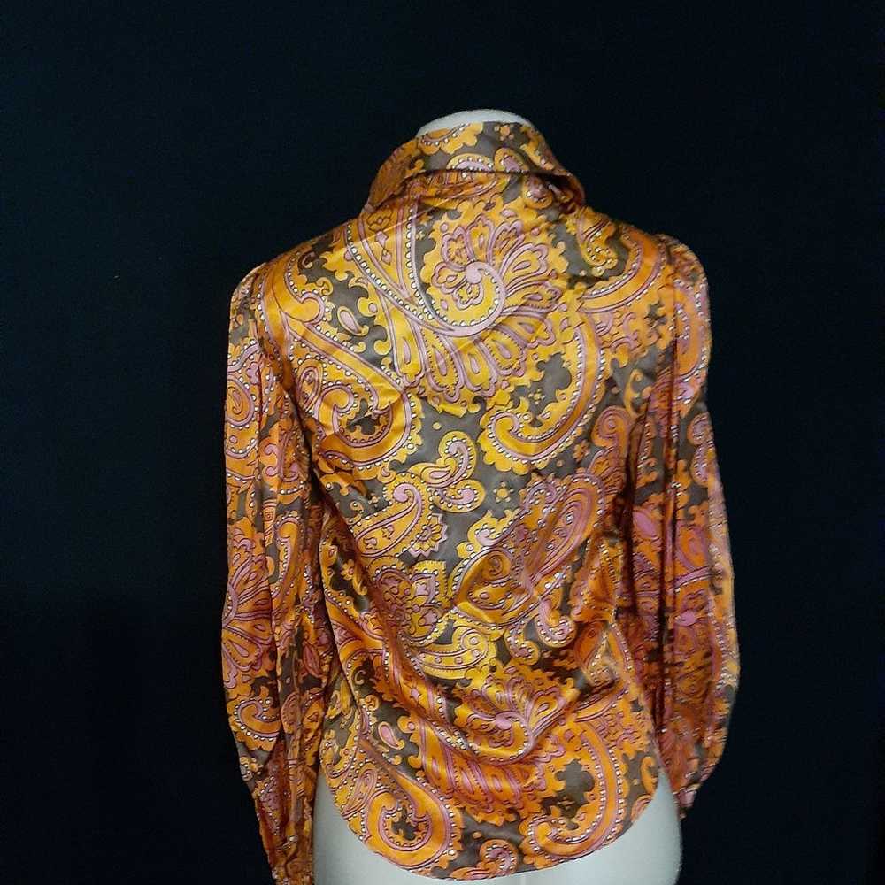 Vintage aladdin woman blouse 60-70s - image 5