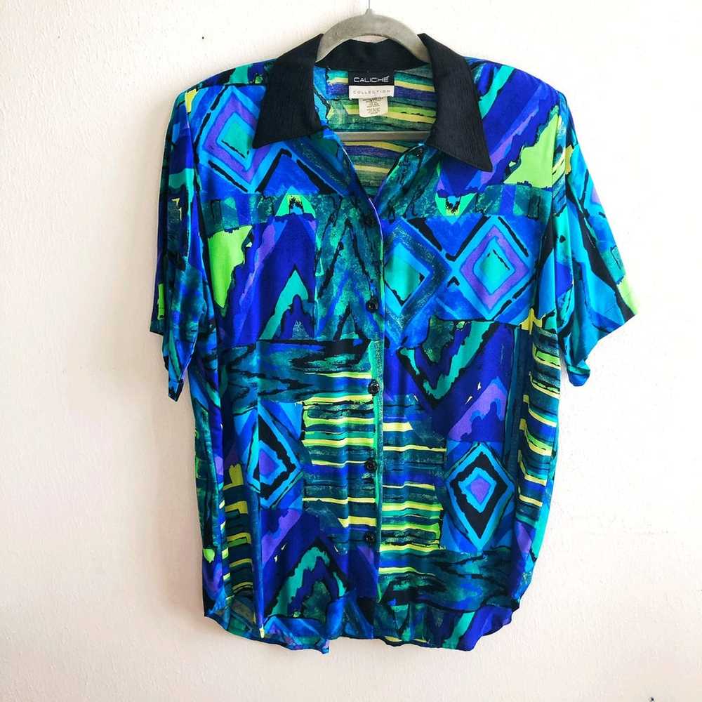 Vintage Caliche Collection Button Down M - image 1