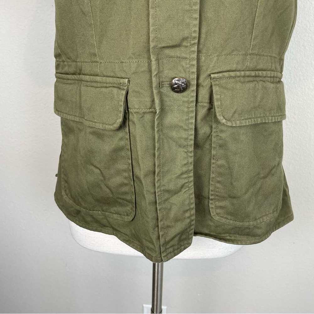 Lauren Ralph Lauren Olive Green Button Military S… - image 3