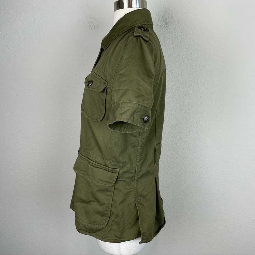 Lauren Ralph Lauren Olive Green Button Military S… - image 4