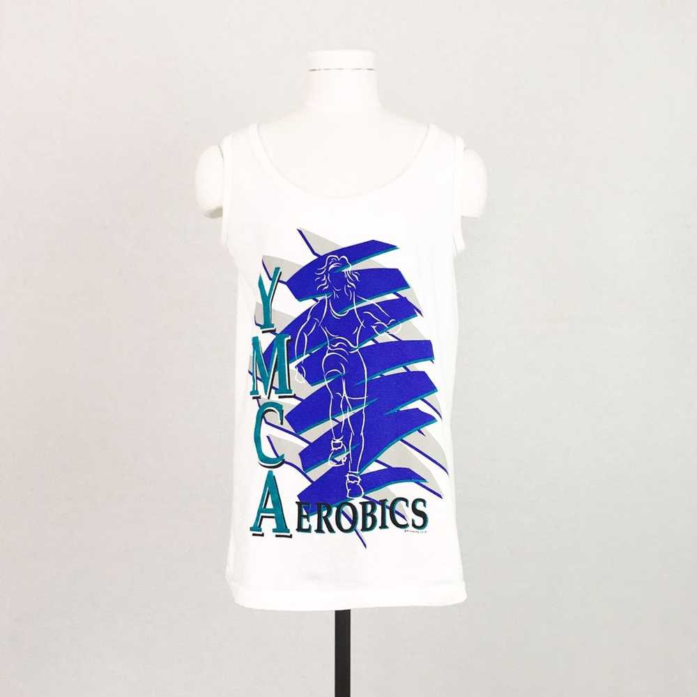 Vintage 90’s YMCA Aerobics Graphic Tank - image 1