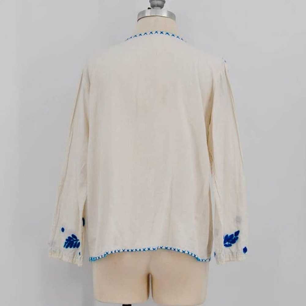 Vintage Embroidered Blouse - image 3