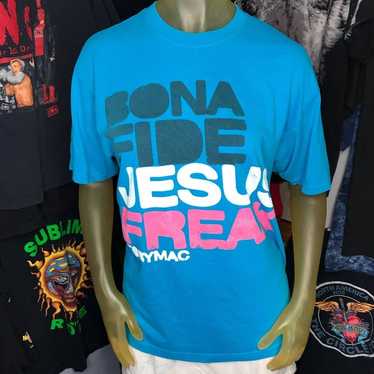 Vintage Jesus Tee Bona Fied Jesus Freak Toby Mac M - image 1