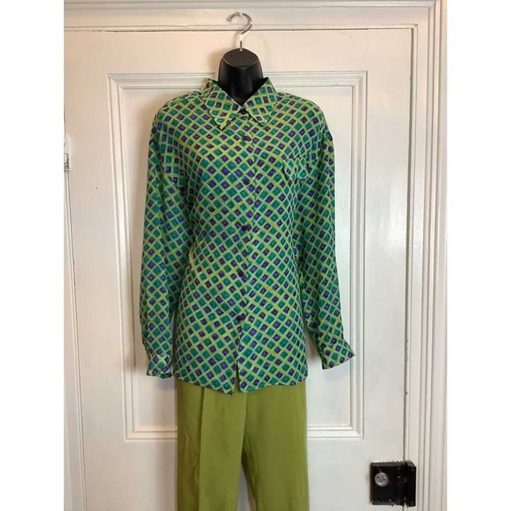 Vintage 80's 90's Norton McNaughton Geometric Pri… - image 7