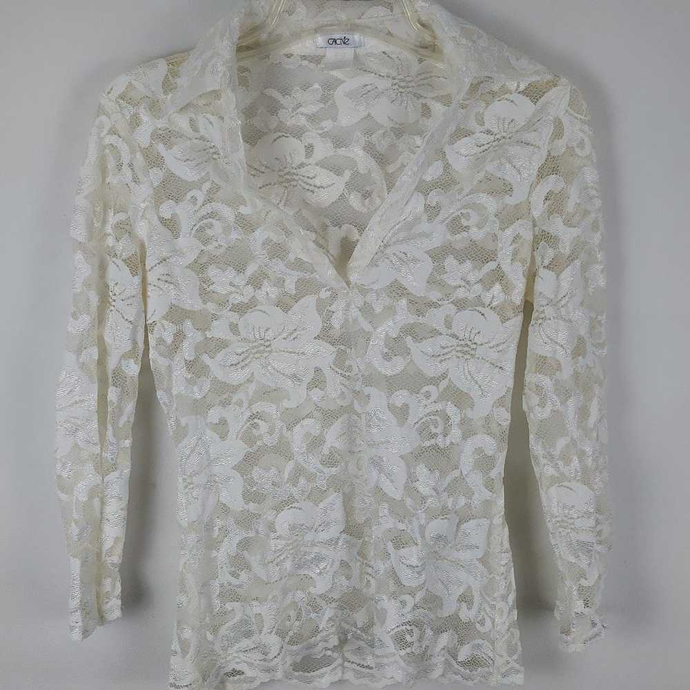 Women's Vintage 90's Y2K Caché Blouse - image 1