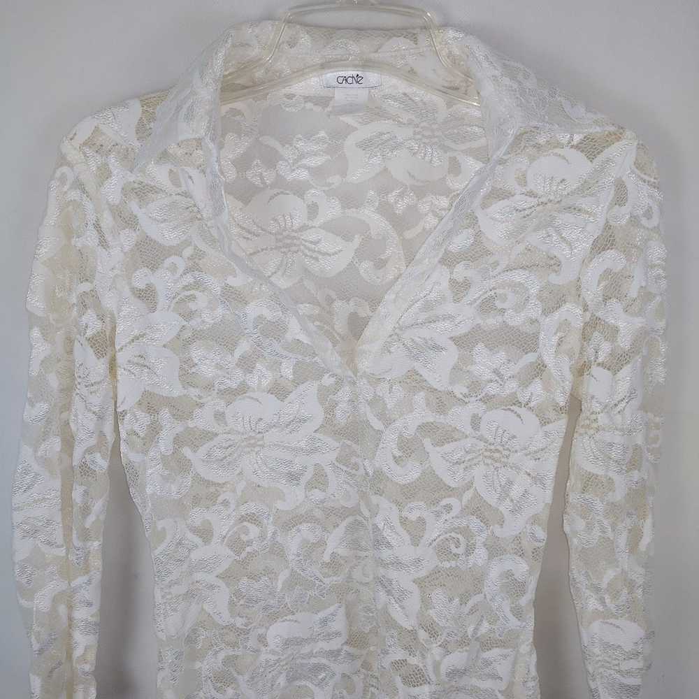 Women's Vintage 90's Y2K Caché Blouse - image 3