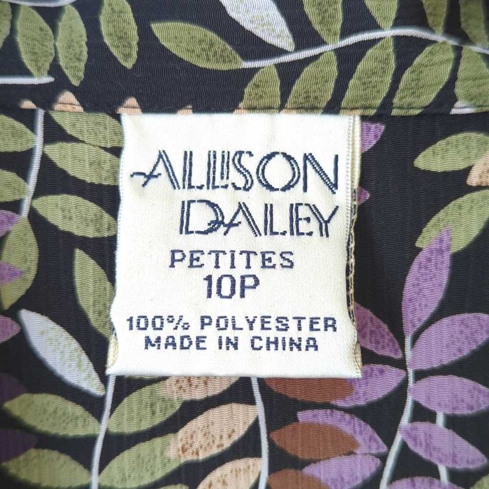 Allison Daley 90's Vintage Flowy Vine Printed Lon… - image 5