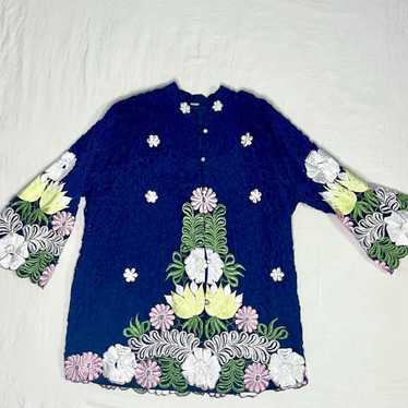 Embroidered Floral Blazer/Jacket