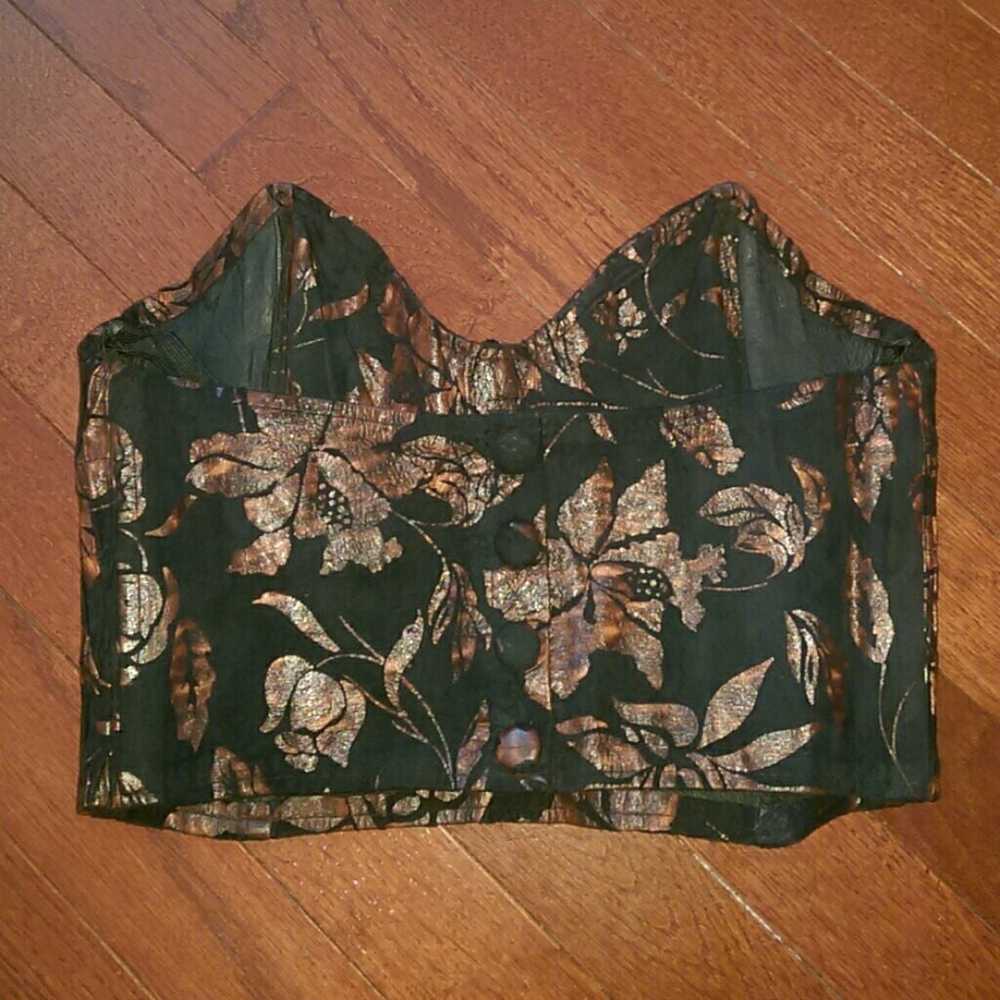 Jacques Sac 80's Vintage cropped bustier - image 3