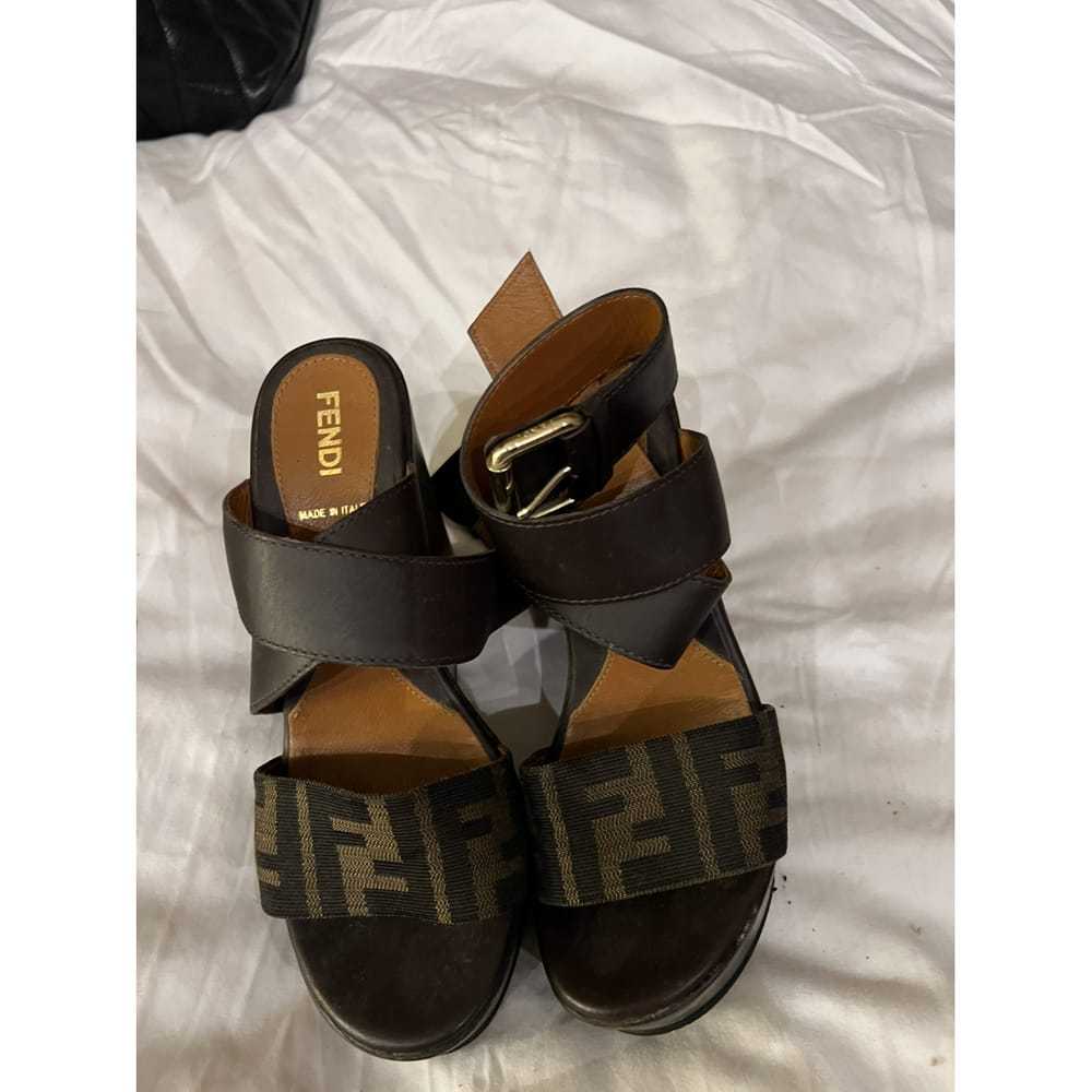 Fendi Fendi Feel cloth sandals - image 2