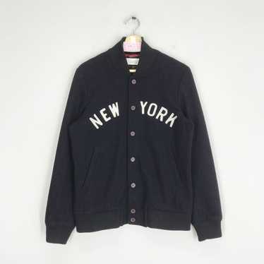 New York × Varsity Jacket × Vintage Vintage Brown… - image 1