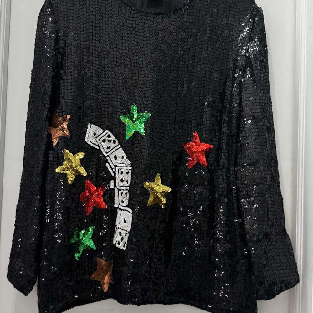 Vintage Sequin Top - image 1