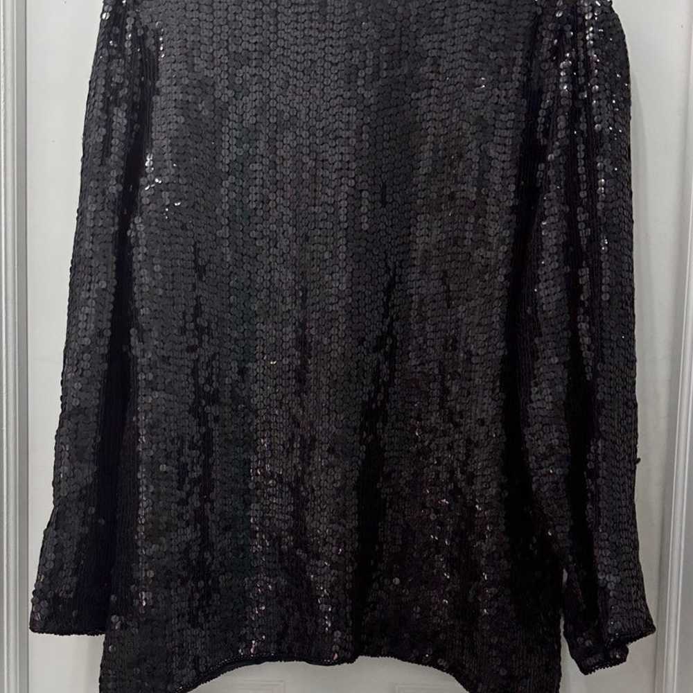 Vintage Sequin Top - image 4