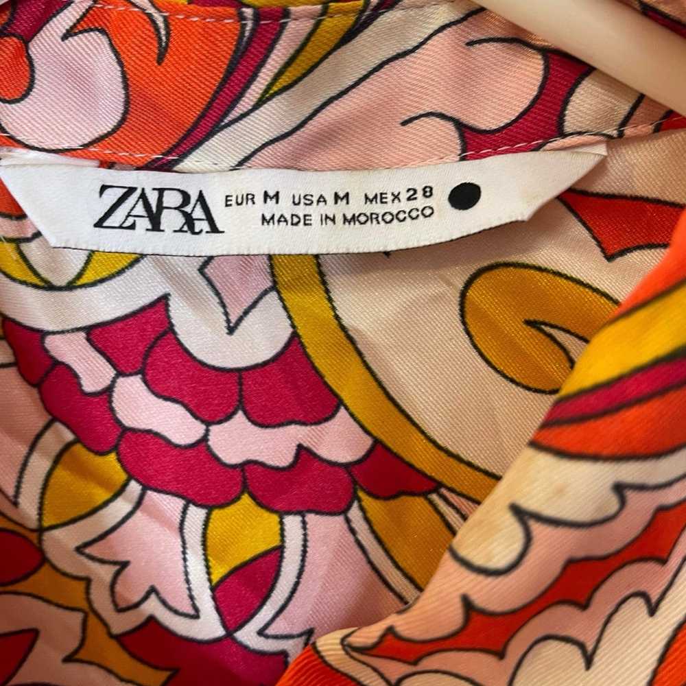 Azteca Flowy Printed Short Set Zara set - image 5