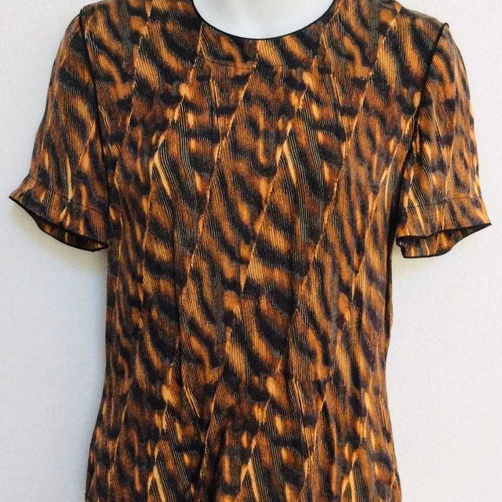 ESCADA Animal Print Blouse M - image 10