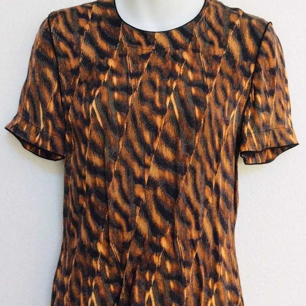 ESCADA Animal Print Blouse M - image 12