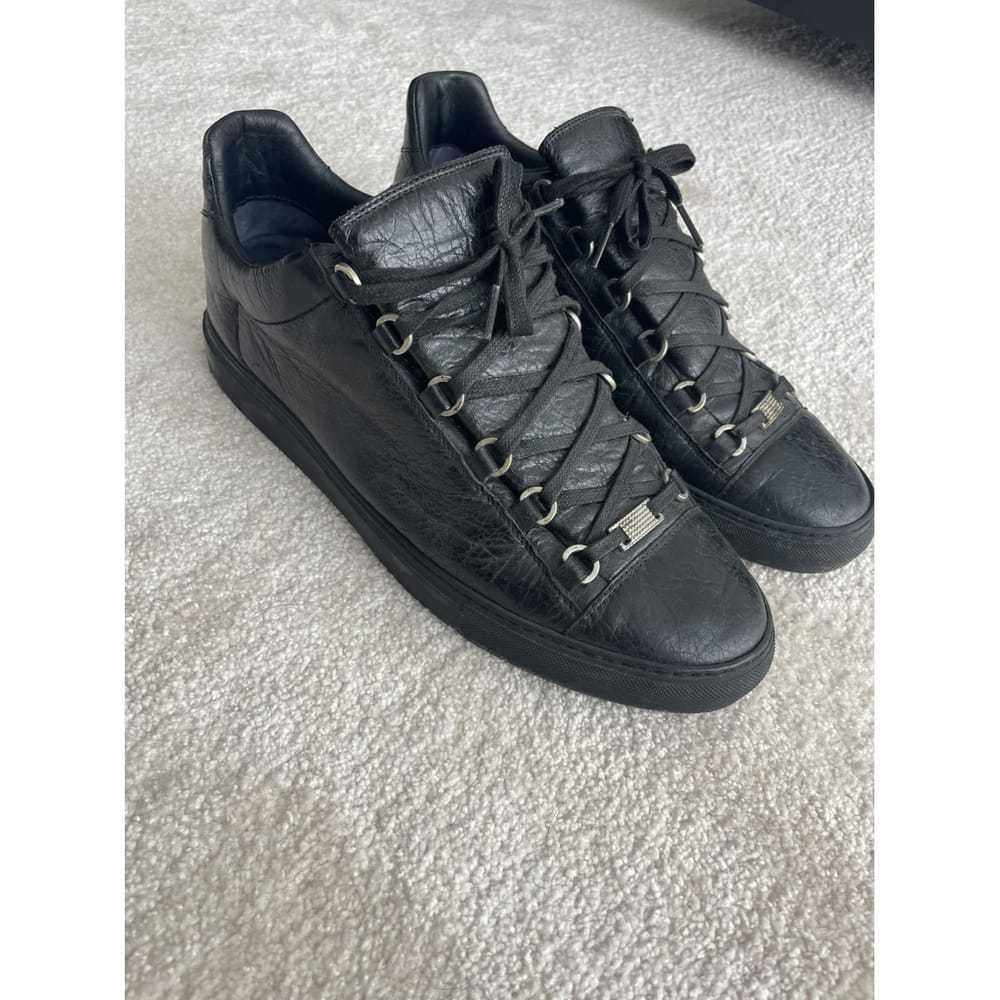 Balenciaga Arena leather low trainers - image 2
