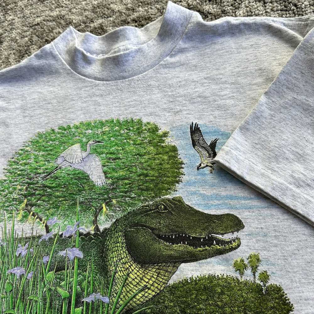 Vintage Vintage 90s Florida Gator Nature T Shirt - image 4