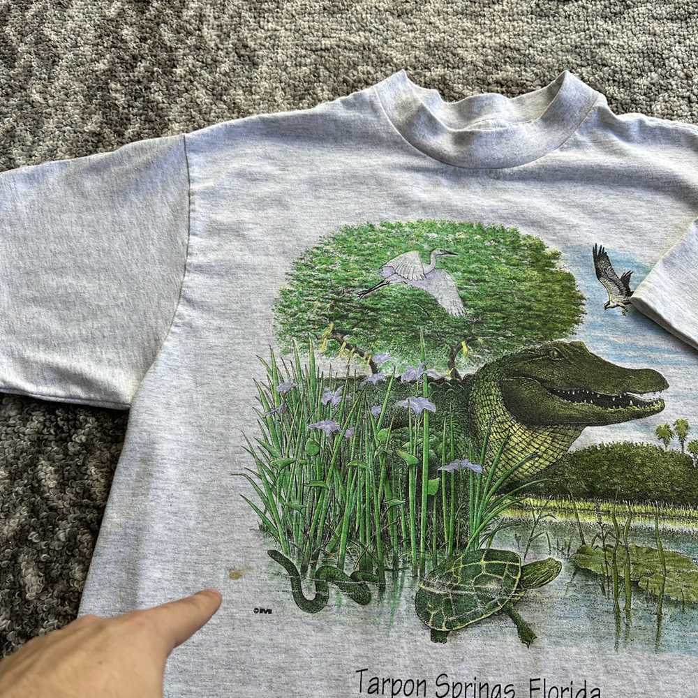 Vintage Vintage 90s Florida Gator Nature T Shirt - image 9